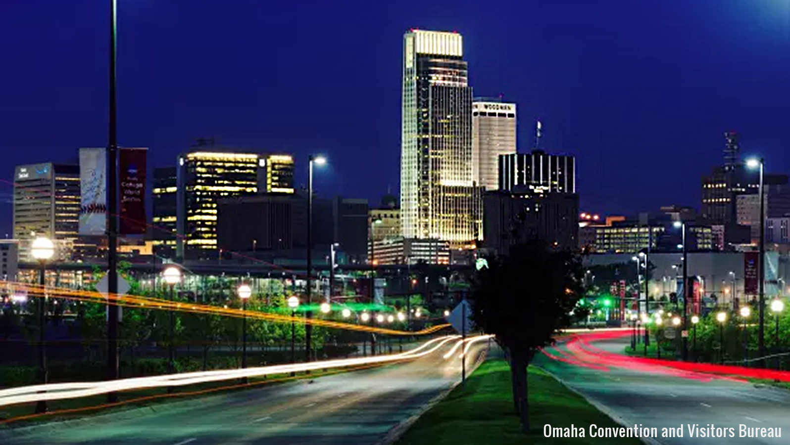 skyline shot of Omaha