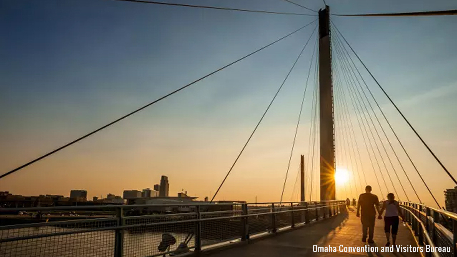 Omaha pedestrian bridge