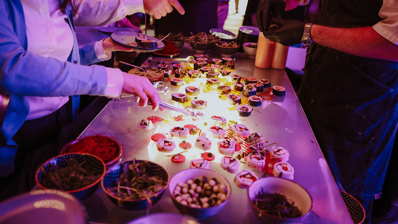 Food Display At Omaha Event