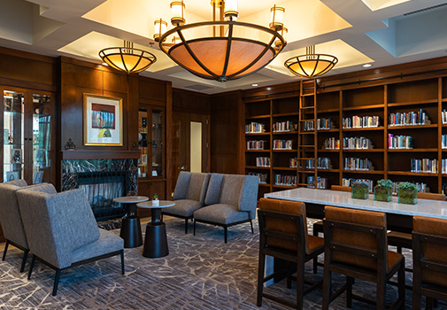 Hyatt Coralville Library