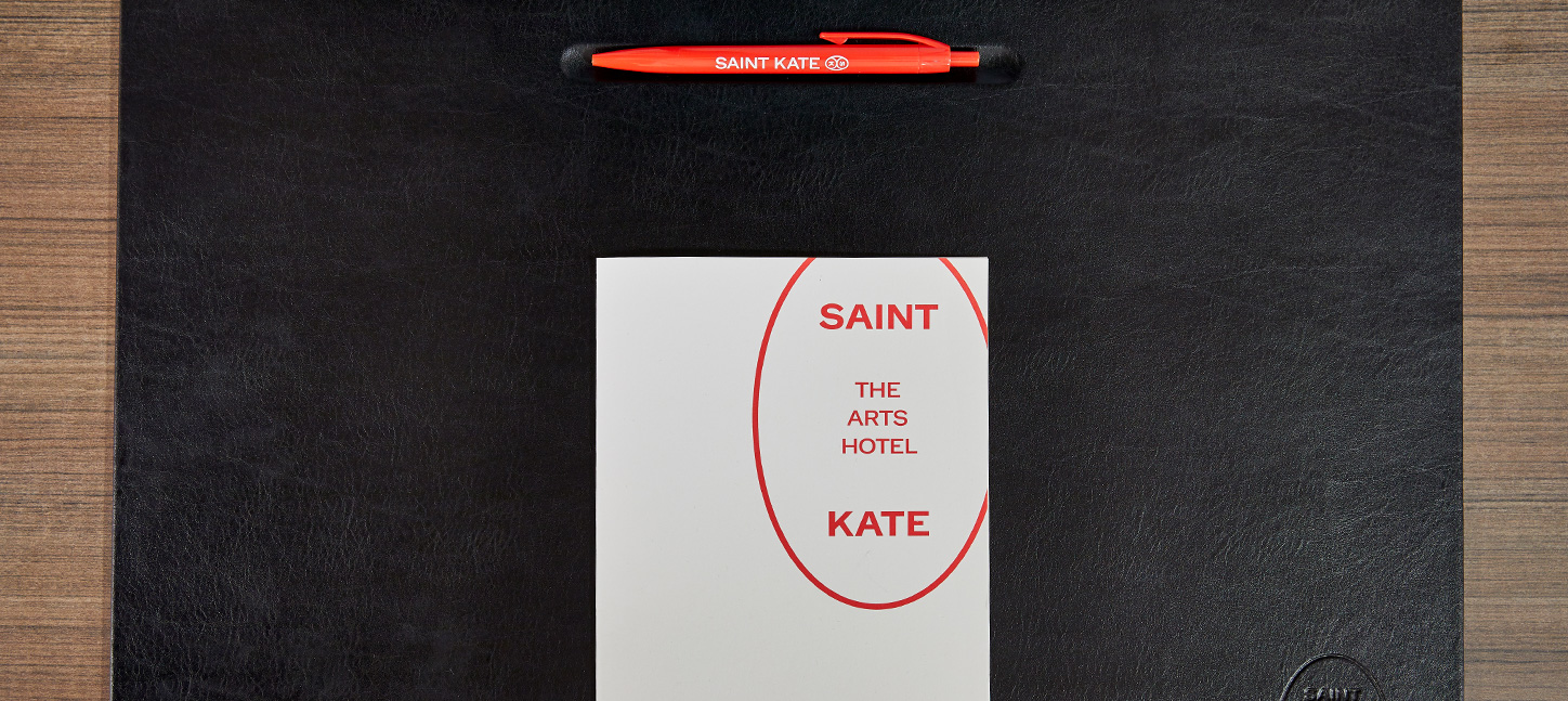 Saint Kate Meeting Materials Set Up
