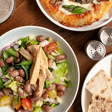 Sample Food Items from Proof Pizza at Saint Kate