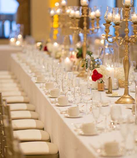 Pfister Wedding Reception - Table Setting