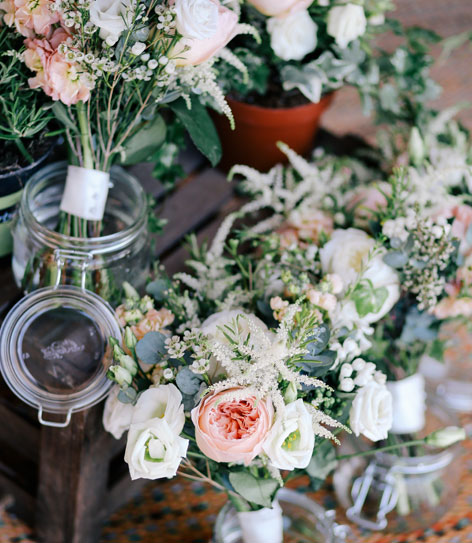 Bunches of flowers