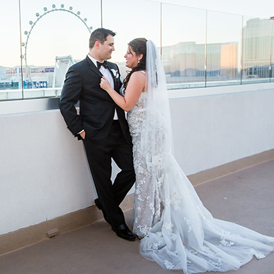 Most beautiful rooftop wedding venue in vegas | The Platinum Hotel