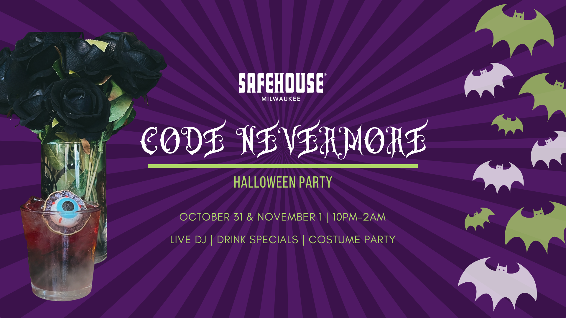 Code Nevermore Halloween Party