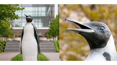 John Baldessari‘s Penguin sculpture